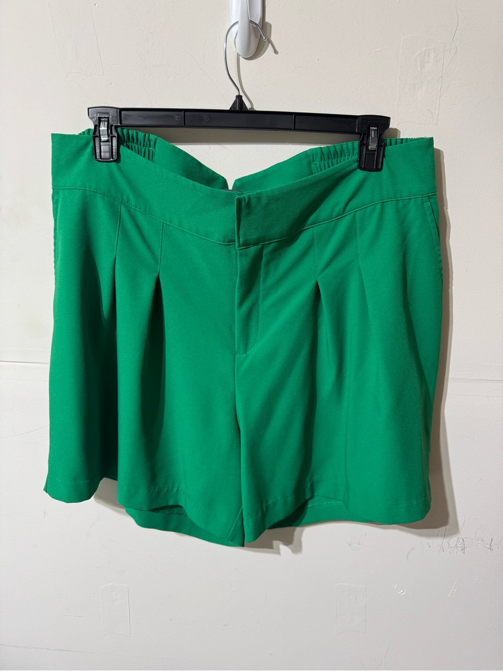 torrid Emerald Green High-Waist Pleated Shorts